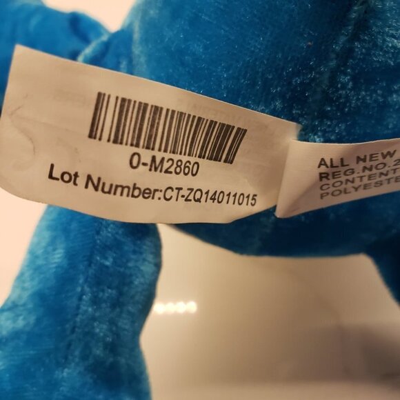 FLOPPY blue and white stuffed animal plush Classic Toy - Picture 7 of 9